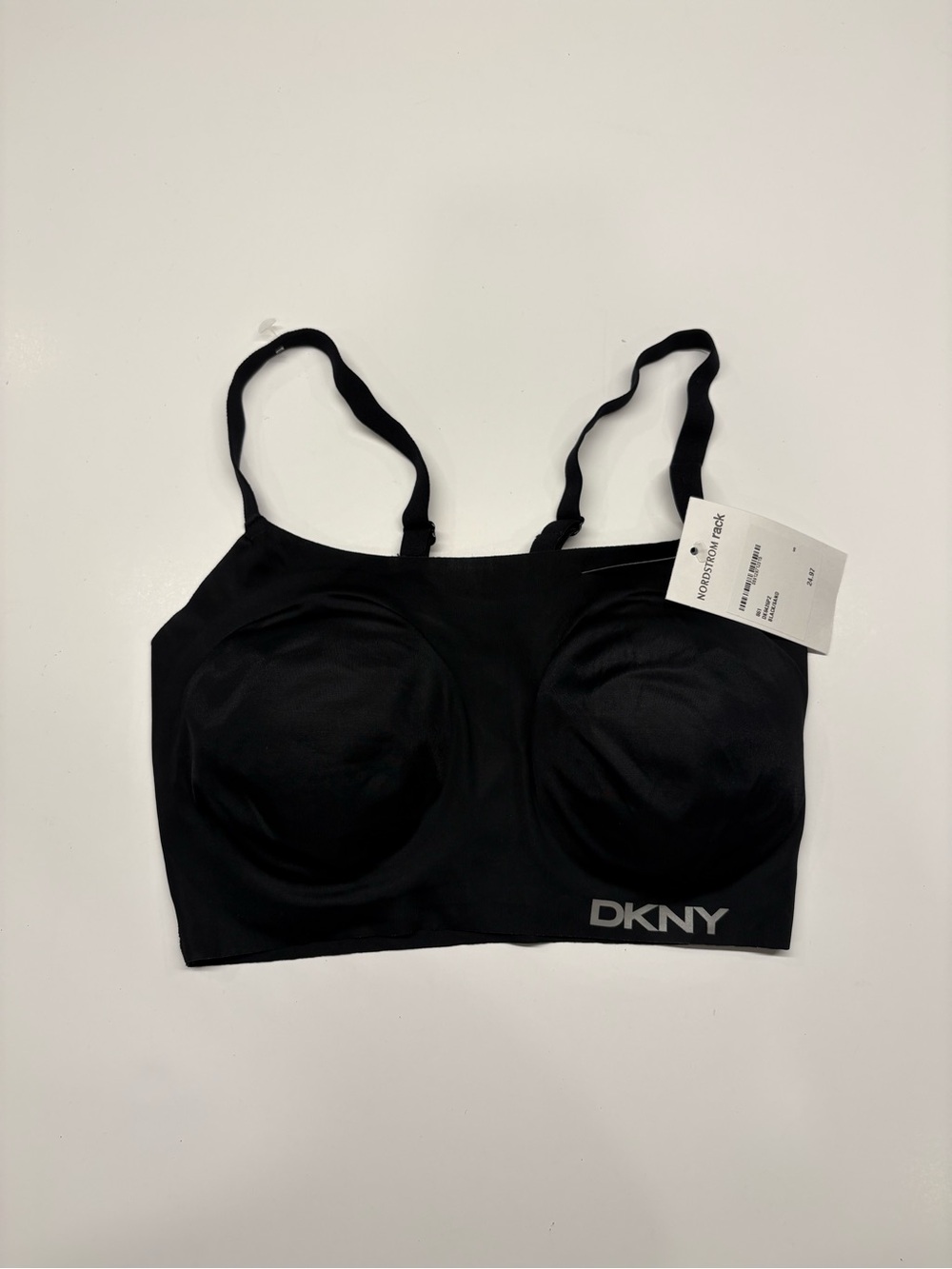 DKNY Women's Black Seamless Bralette